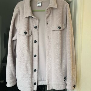 Nike Men’s Button-Up Fleece Jacket